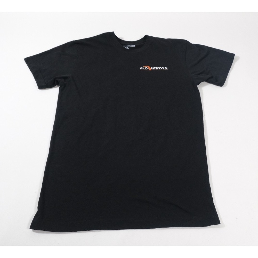 FloGrown T-Shirt Mens Small‎ Black From Florida To The Galaxy Graphic Space Tee